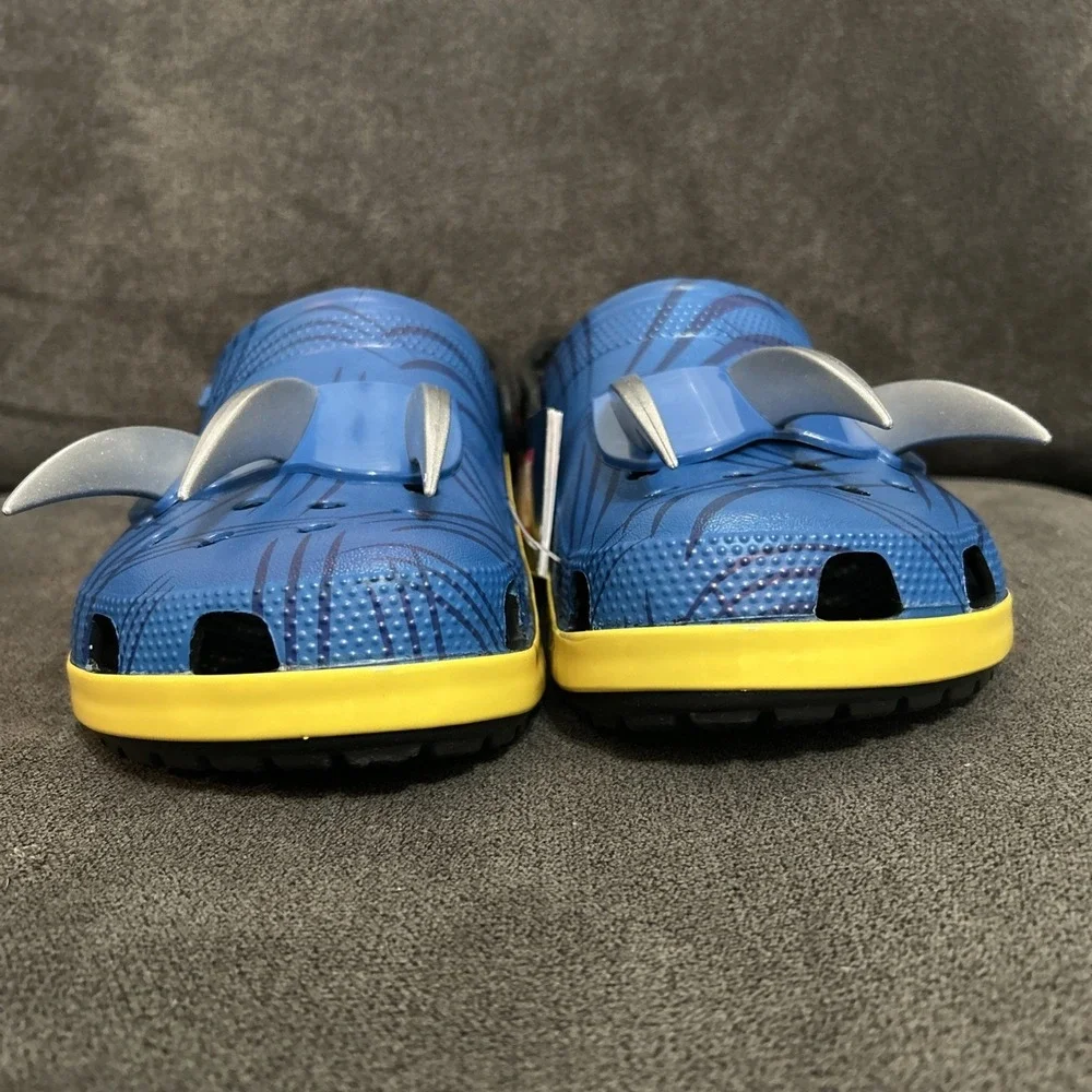 Crocs Wolverine Classic Clog Men 10 Blue Yellow Marvel Claw Superhero 211779-90H